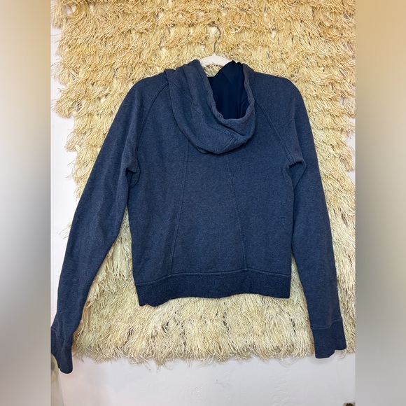 Lululemon✨Huddle & Hustle Full Zip Hoodie Lined✨Heathered Speckled Jet Blue✨8 - Picture 4 of 14